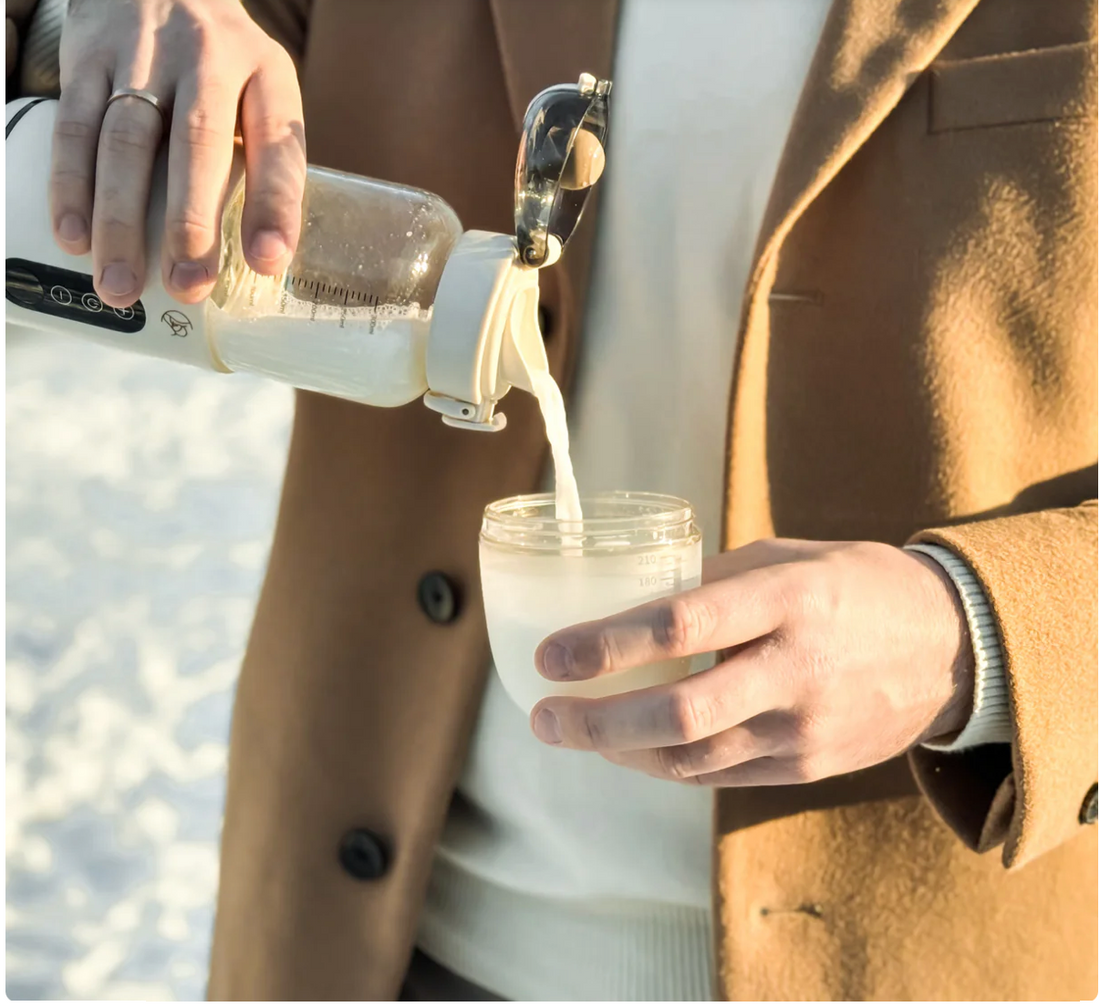 Portable Glass Milk Warmer with Temperature Control