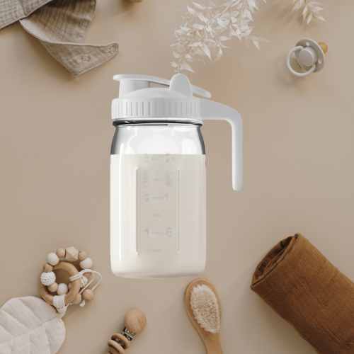 Glass Breastmilk Storage Pitcher